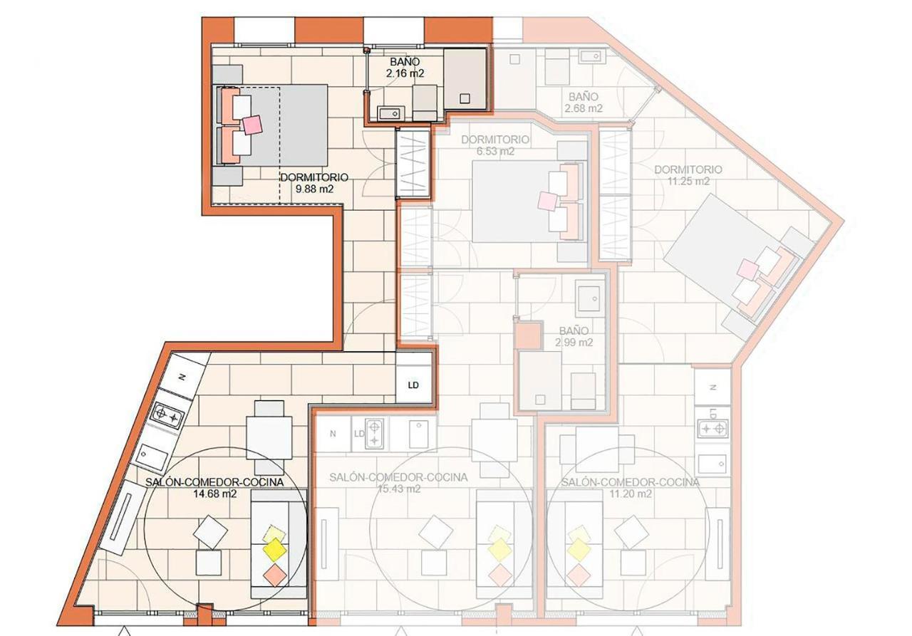 New 1 Min Metro, Cozy 1 Bed Close To Downtown, Wifi A Madrid Esterno foto
